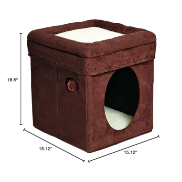 Curious Cat Cube: Stylish, Cozy Hideout for Pets