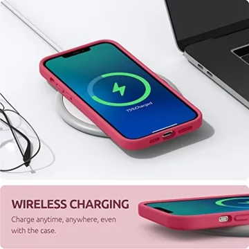 SURPHY iPhone 12 Pro Max Case - Durable Liquid Silicone Protection