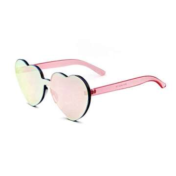 Trendy GIFIORE Heart Shaped Sunglasses for Women