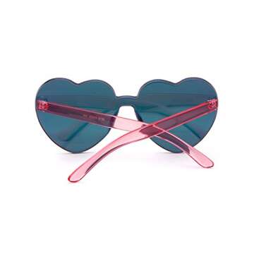 Trendy GIFIORE Heart Shaped Sunglasses for Women