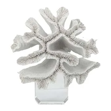 A&B Home Coral Sculpture - Elegant Beach Décor Centerpiece