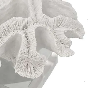 A&B Home Coral Sculpture - Elegant Beach Décor Centerpiece