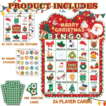 Exciting Christmas Bingo Game for Kids and Adults - HomSeon