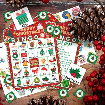 Exciting Christmas Bingo Game for Kids and Adults - HomSeon