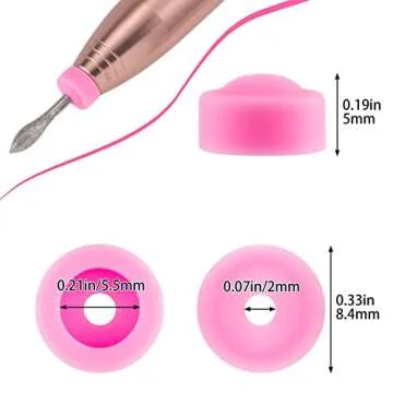 ANCIRS 80pcs Nail Drill Bits Dustproof Caps - Ensure Tool Freshness
