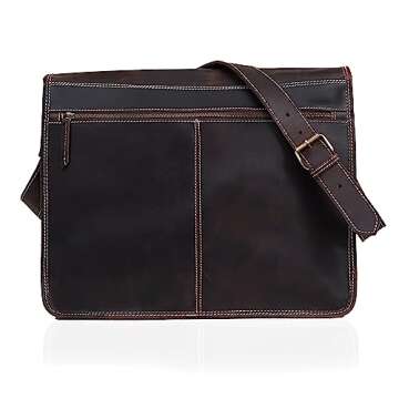 Leather Crossbody bags for Women 11 inch Small Sling Shoulder Bag iPad/Tablet Vintage Rustic Brown Messenger Bag For 10.5 inch iPad Pro for Women & Men Gift For Her by Cureo