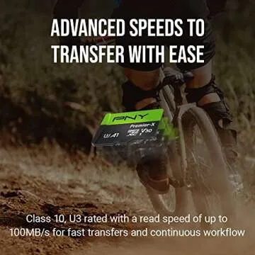 PNY 256GB Premier-X Class 10 U3 V30 microSDXC Flash Memory Card 2-Pack