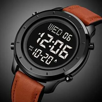 Stylish ZOLOHONI Men's Digital Waterproof Watch