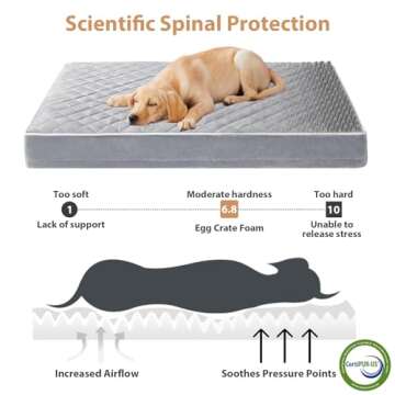 Comfortable Orthopedic Dog Bed for Large Breeds