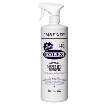 FOLEX Instant Carpet Spot Remover Combo - 36oz Pack of 2 for Ultimate Cleaning