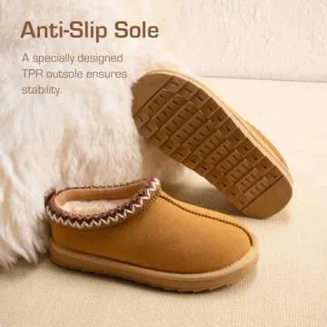Stylish DREAM PAIRS Kids Slippers for Winter Comfort