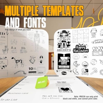 Nelko PM230 Mini Bluetooth Sticker Printer with Paper