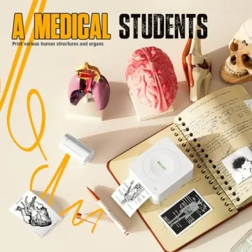 Nelko PM230 Mini Bluetooth Sticker Printer with Paper