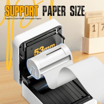 Nelko PM230 Mini Bluetooth Sticker Printer with Paper