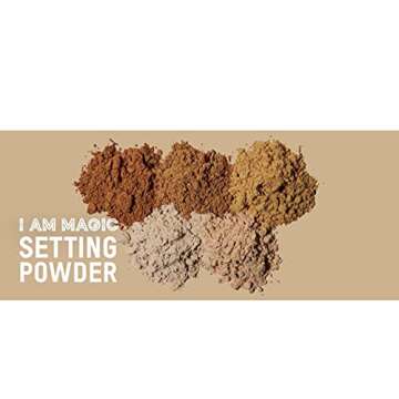 Juvia's Place I Am Magic Loose Setting Powder - Flawless Finishing Powder, Compact Face Powder, Shine-Control Powder Makeup, Powder Foundation, Setting Powder Makeup, Loose Powder Makeup (Gobi)