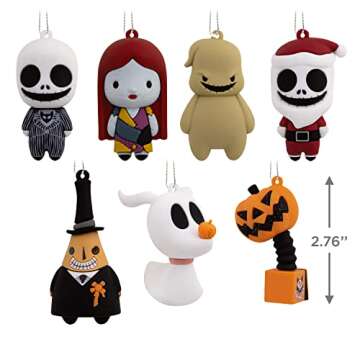 Hallmark Disney Tim Burton's The Nightmare Before Christmas Series 2 Mystery Christmas Ornaments, Set of 2 (0003HCM1163)