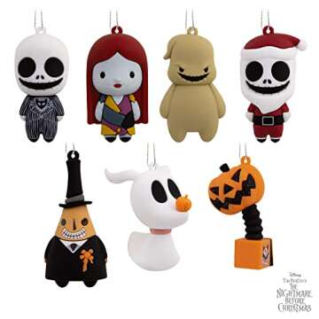 Hallmark Disney Tim Burton's The Nightmare Before Christmas Series 2 Mystery Christmas Ornaments, Set of 2 (0003HCM1163)