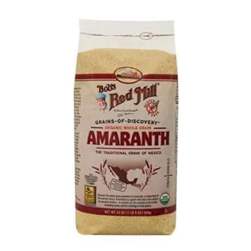 Bob's Red Mill Organic Whole Grain Amaranth, 24 Oz (4 Pack)
