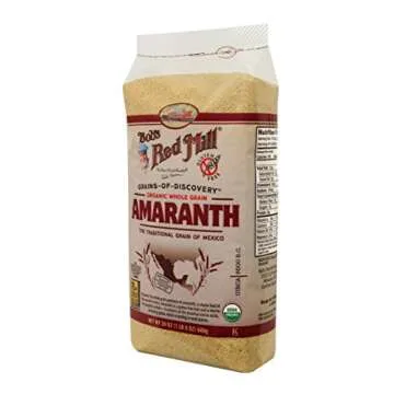 Bob's Red Mill Organic Whole Grain Amaranth, 24 Oz (4 Pack)