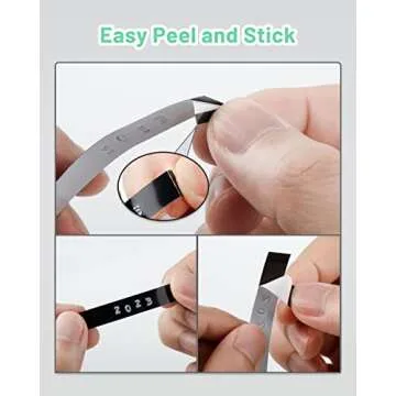 Compatible with Dymo Embossing Label Maker Refills, Suminey Black 3D Plastic Embossing Label Tape for Organizer Xpress Pro 12965 12966 Office Mate II 1540 154000, 3/8 Inch X 9.8 Feet,5-roll Pack