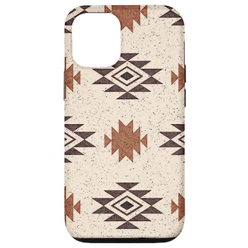 iPhone 12/12 Pro Western Boho Aztec Pattern Country Southern Chic Rustic Case
