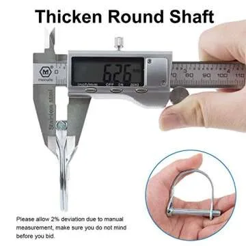 Durable INCREWAY Wire Lock Pin for Garden and Trailer Needs