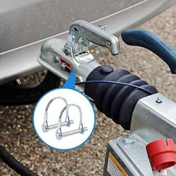 Durable INCREWAY Wire Lock Pin for Garden and Trailer Needs