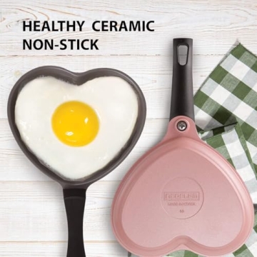 Neoflam Heart-Shaped Nonstick Frying Pan for Perfect Eggs
