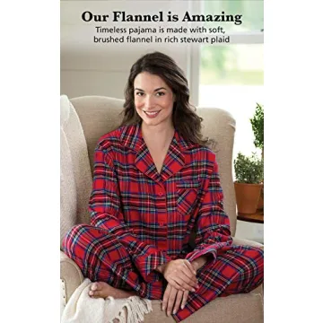 PajamaGram Women's Christmas Pajamas in Red - Cozy & Stylish!