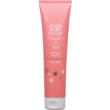Pacifica Beauty Glow Daily Face Cleanser, Exfoliating, Vitamin C, AHA, Vanilla, For All Skin Types, ...