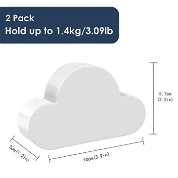 MoKo Magnetic Key Holder for Easy Key Organization - 2 Pack