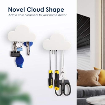 MoKo Magnetic Key Holder for Easy Key Organization - 2 Pack