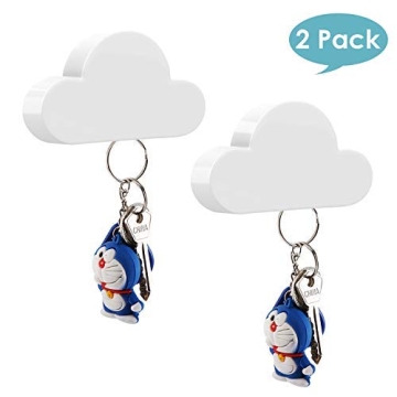 MoKo Magnetic Key Holder for Easy Key Organization - 2 Pack