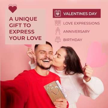 HeartSpace Cards Love & Valentine Card, Handmade Bamboo Valentine's Cards, Valentines Day Cards for ...