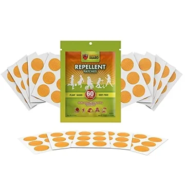 Mosquito Guard 60 Pack Mosquito Repellent Stickers for Kids - DEET Free Mosquito Repellent Outdoor P...
