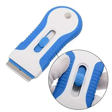 EHDIS Ceramic Scraper: Complete Sticker & Adhesive Remover Solution with 10 Blades.