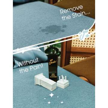 Janie Dry Stick Spot Cleaner (.4 oz) – Portable Instant Stain Remover Stick for Clothes – Magic ...