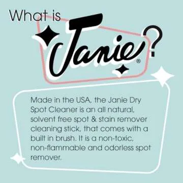 Janie Dry Stick Spot Cleaner - Portable Stain Remover
