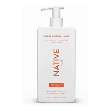 Native Citrus Herbal Musk Shampoo and Conditioner Set - Sulfate, Paraben, Dye Free, 16.5 oz (2 units...