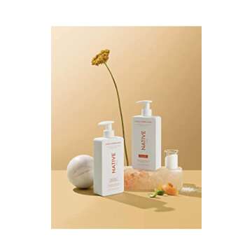 Native Citrus Herbal Musk Shampoo and Conditioner Set - Sulfate, Paraben, Dye Free, 16.5 oz (2 units, 33 Fl Oz) - Daily Cleansing, Moisturizing, Revitalizing, Strengthening Benefits for Hair