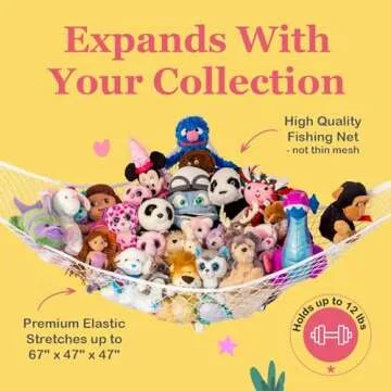 Lilly's Love Stuffed Animal Hammock | Cute Storage Solution