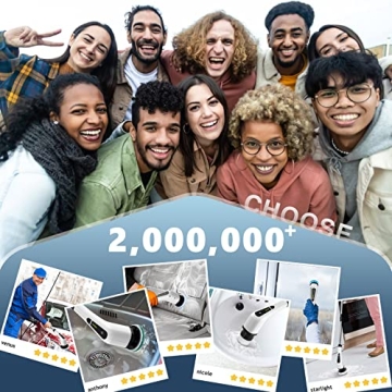 Bomves Electric Spin Scrubber - Cordless Cleaning Brush