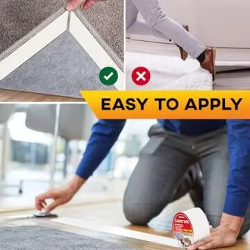 Trazon Double Sided Carpet Tape for Rug Safety