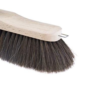 Superio Horsehair Broom Durable with Wooden Handle 48 inches