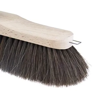 Superio Horsehair Broom Durable with Wooden Handle 48 inches