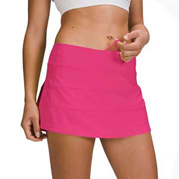 MCEDAR Pleated Tennis Skirts for Women with Pockets Golf Skorts Workout Running Sports Athletic Skir...
