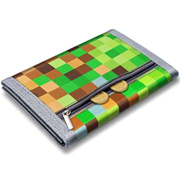 TATAANTY Kids Wallets for Boys Girls Ages 4-18 Trifold, Toddler/Youth Wallet for Boys with Zippered ...