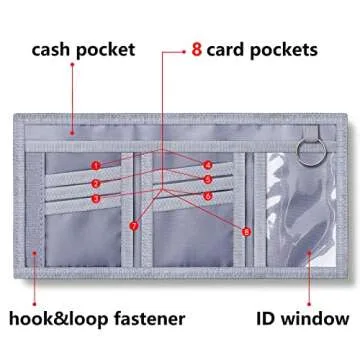 TATAANTY Kids Wallets for Boys Girls Ages 4-18 Trifold, Toddler/Youth Wallet for Boys with Zippered Coin Pocket and Card Holders, Novelty Wallet for Childrens Birthday Gifts