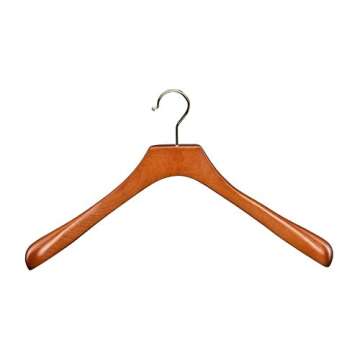 Butler Luxury Coat Hanger - Grade A Wood, Tailor Designed, Perfect Fit