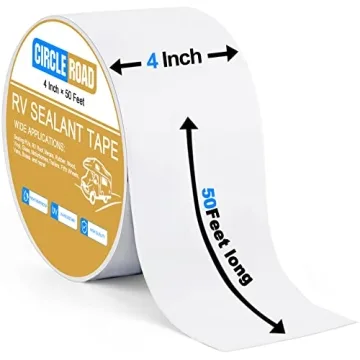 Reliable RV Roof Tape, 4" x 50' Waterproof Seal